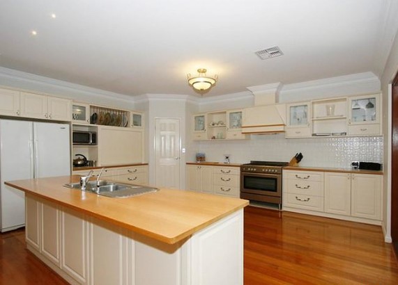 nicely decorated kitchen