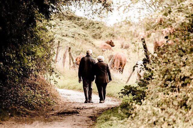 Elderly couple